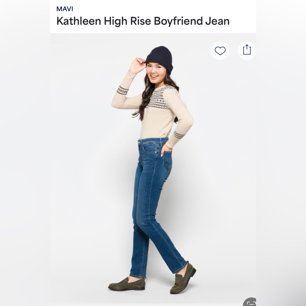 High Rise Boyfriend Jean